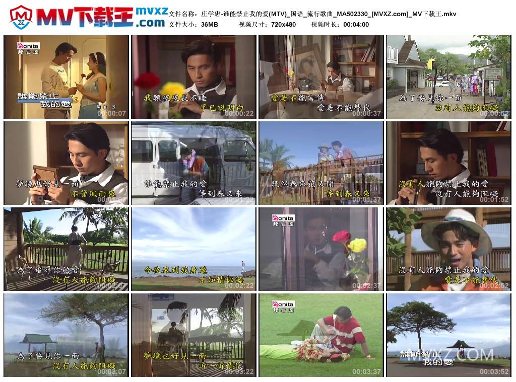 庄学忠-谁能禁止我的爱(MTV)_国语_流行歌曲_MA502330